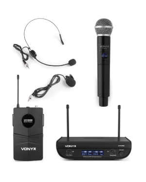 Set mikrofonash Vonyx WM82C Wireless